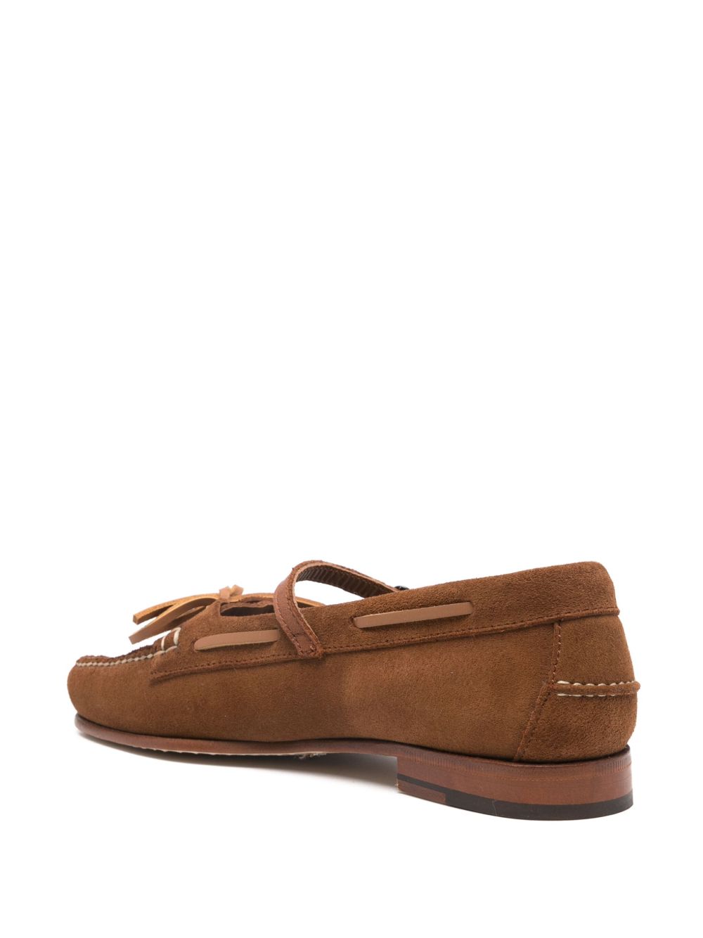 HEREU Flat shoes Leather Brown Moccasins Hereu