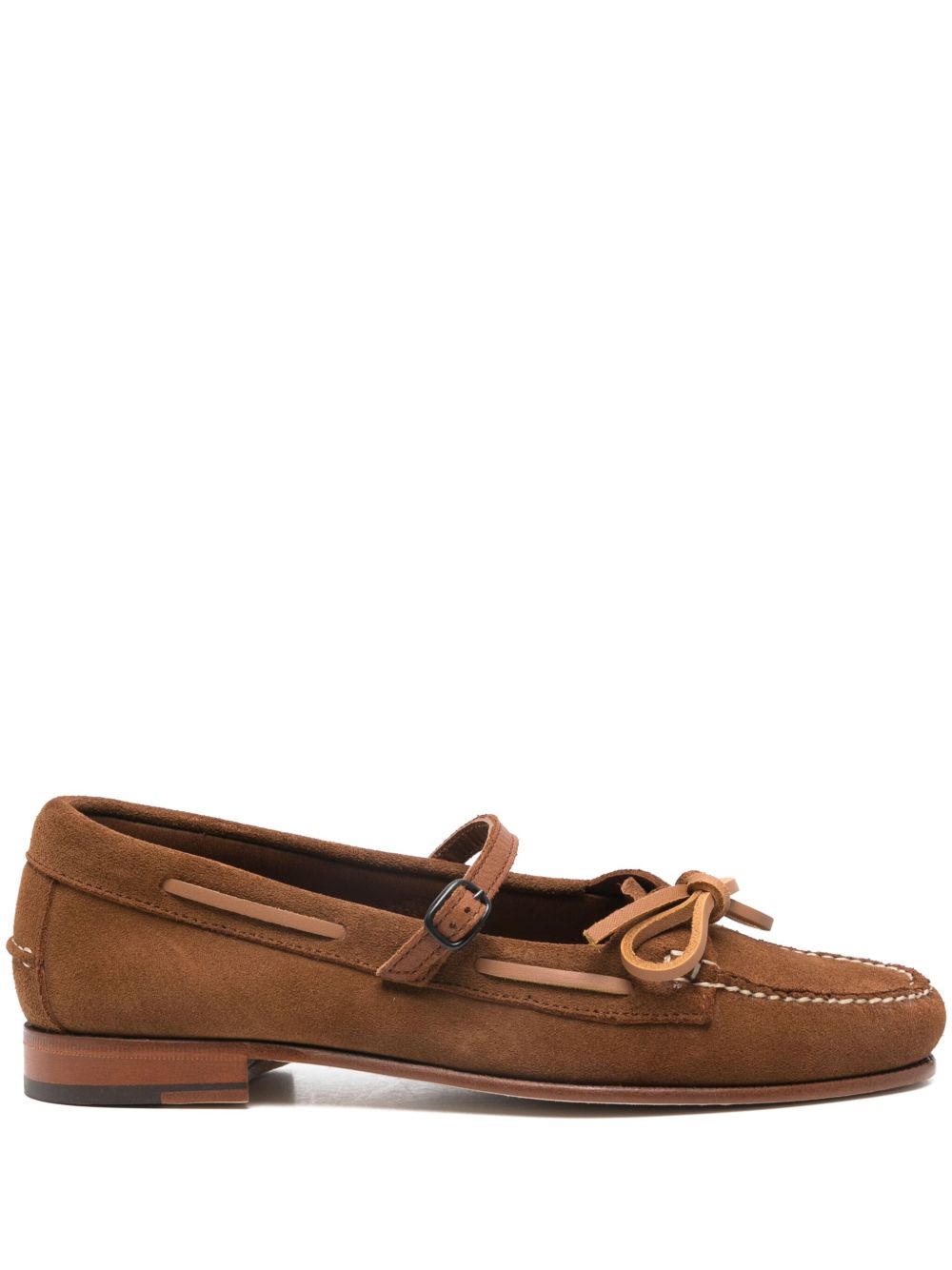 HEREU Flat shoes Leather Brown Moccasins Hereu