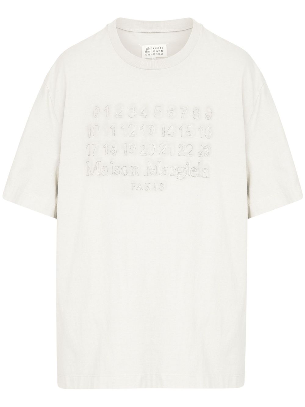 Maison Margiela logo print cotton t-shirt Topwear Maison Margiela