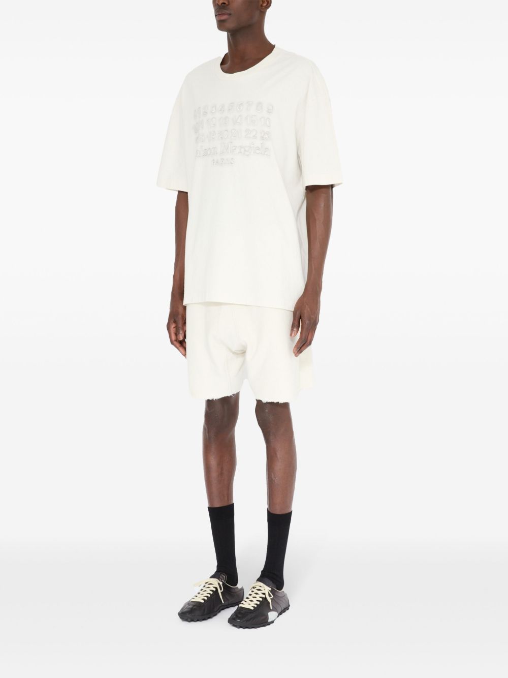 Maison Margiela logo print cotton t-shirt Topwear Maison Margiela