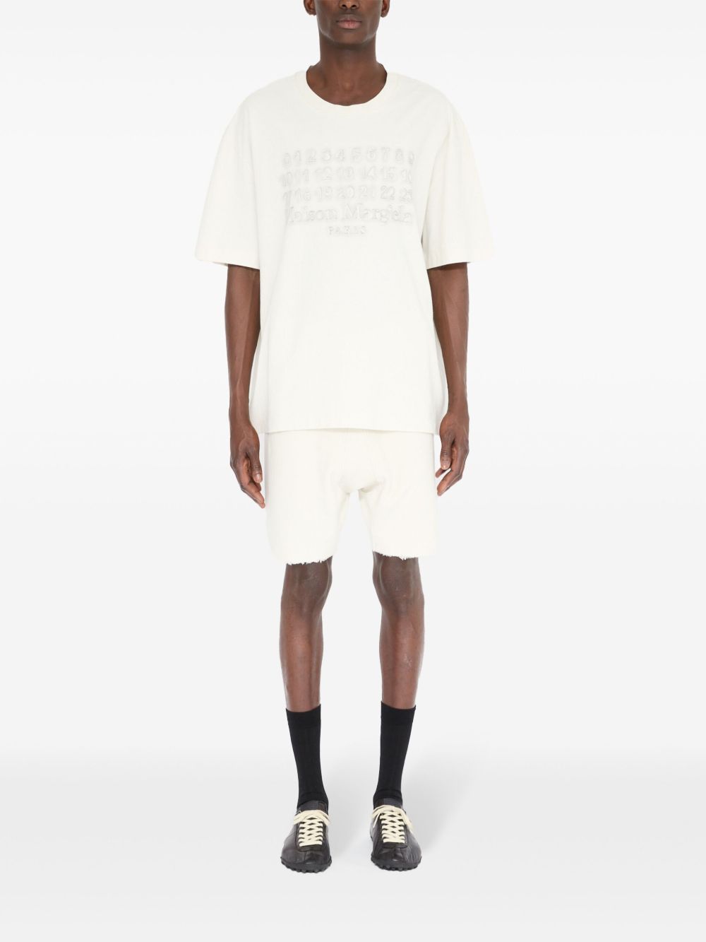 Maison Margiela logo print cotton t-shirt Topwear Maison Margiela