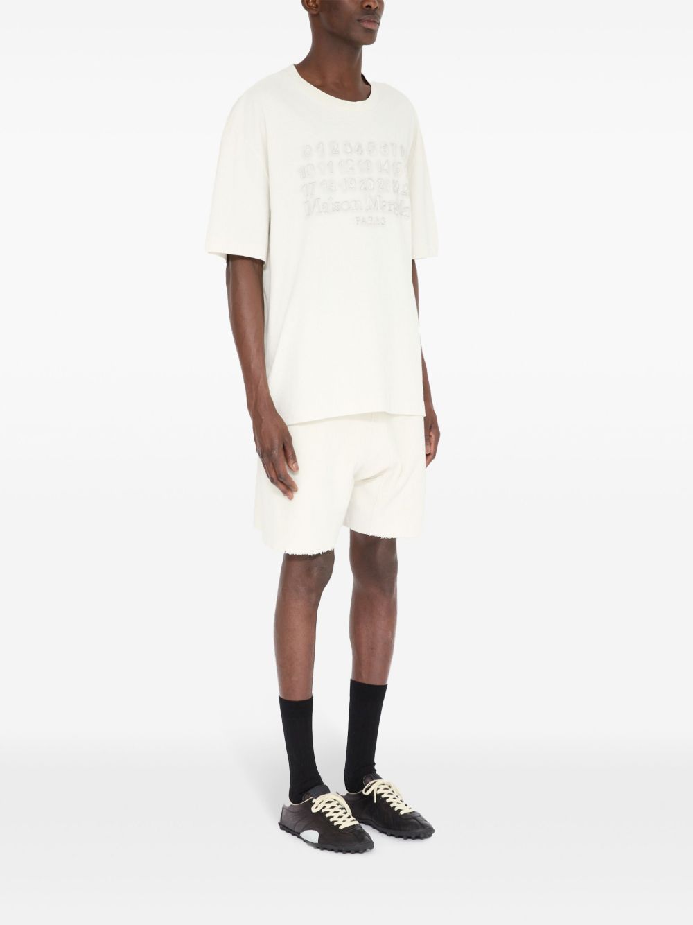 Maison Margiela logo print cotton t-shirt Topwear Maison Margiela