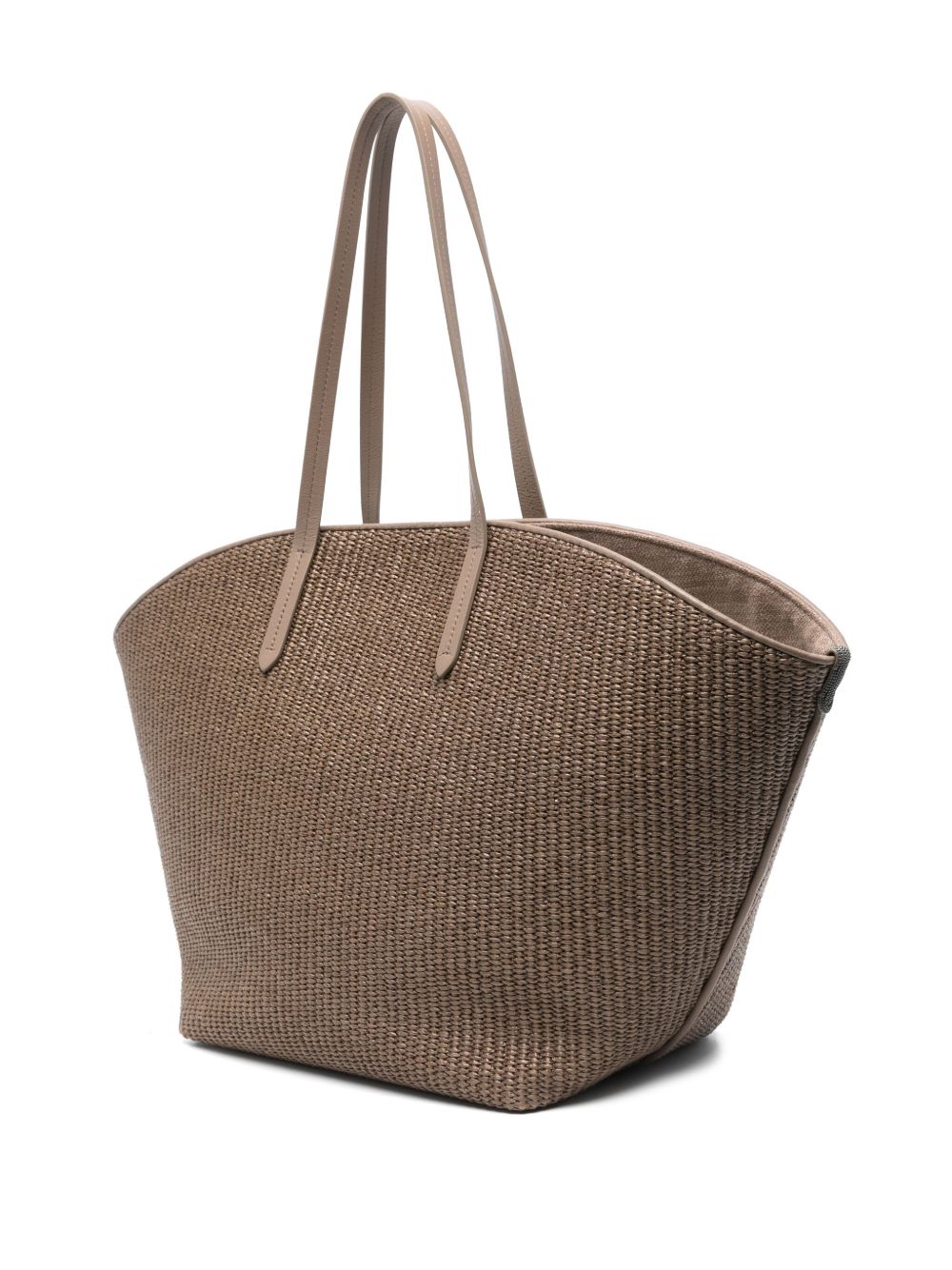 Brunello Cucinelli Bags.. White Shopper Brunello Cucinelli