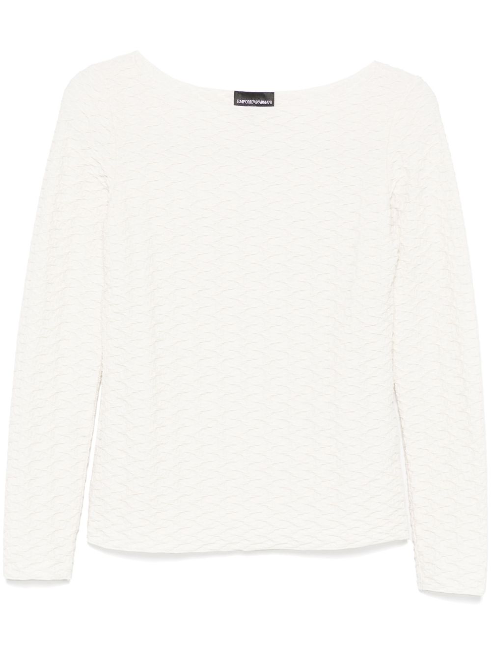 Emporio Armani Sweaters White Topwear Emporio Armani