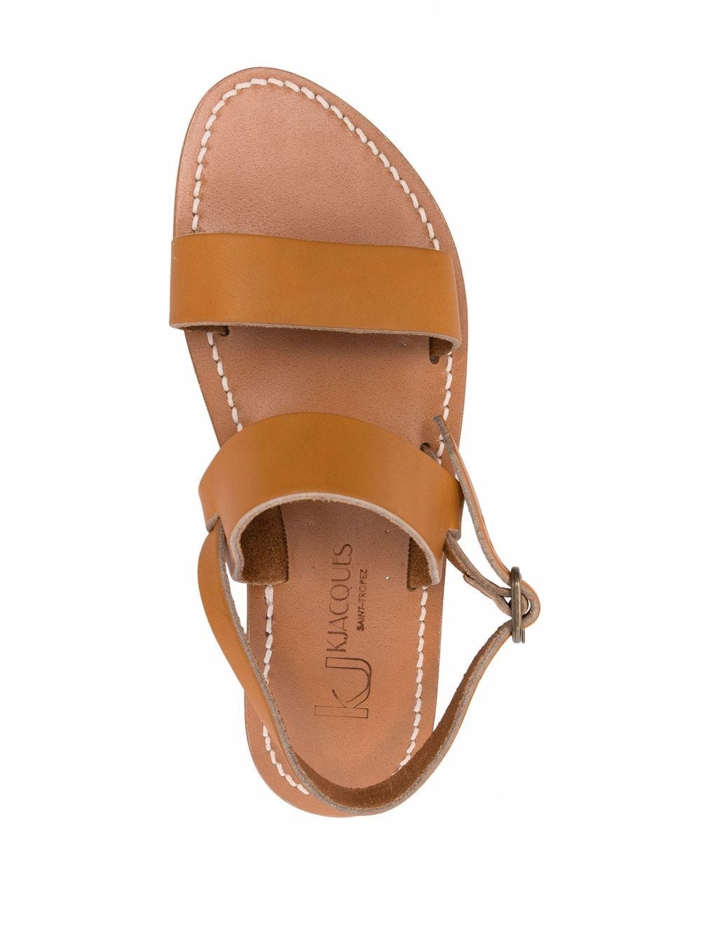 K Jacques St Tropez Sandals Leather Brown Sandals K Jacques St Tropez