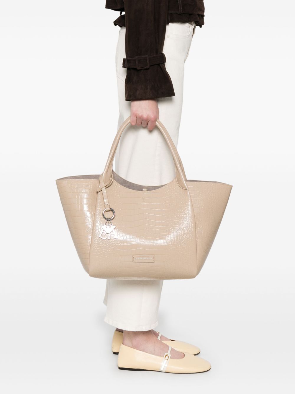 Emporio Armani Bags.. Beige Shopper Emporio Armani