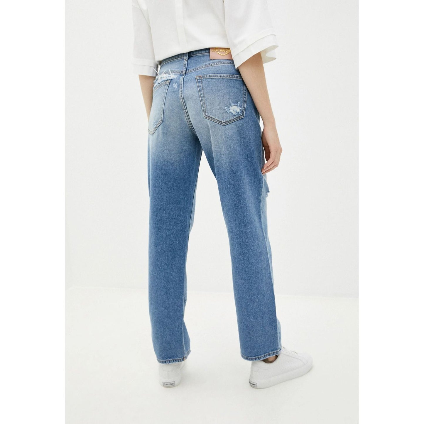 Chic Distressed Love Moschino Jeans Love Moschino