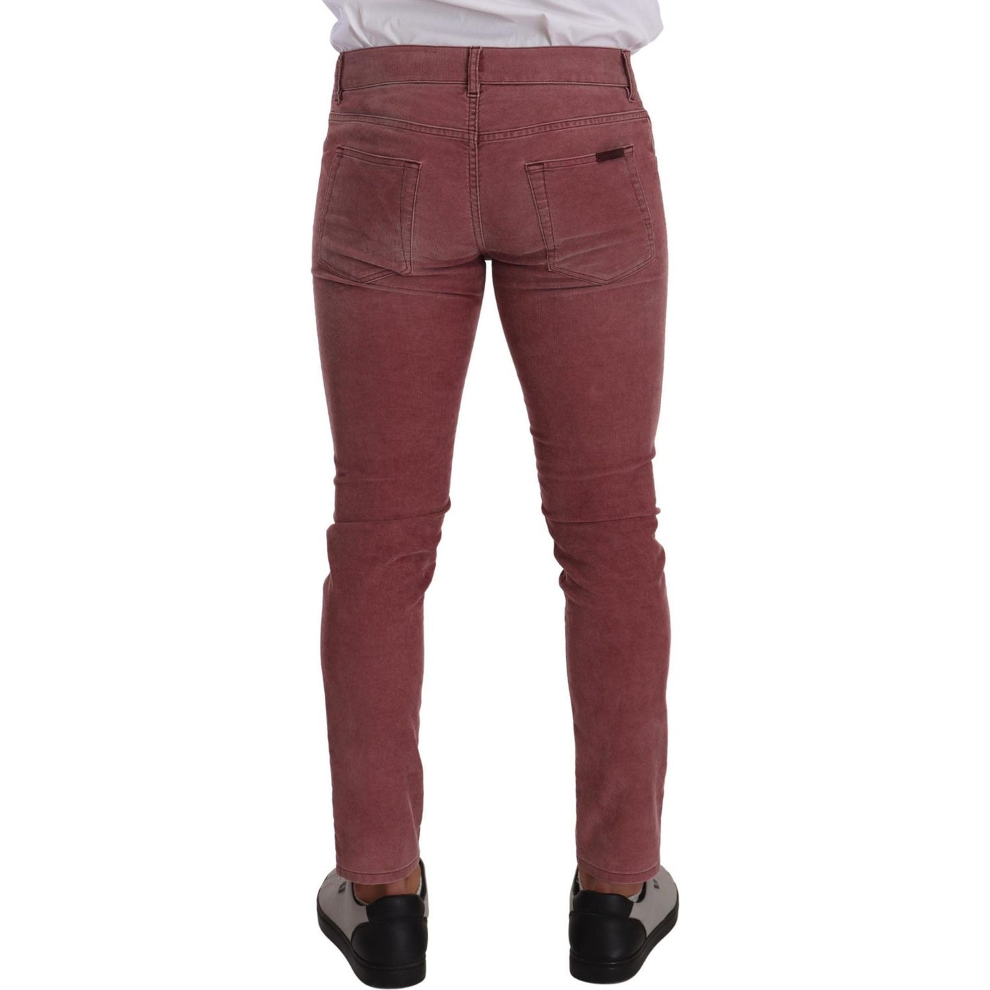 Dolce & Gabbana Elegant Slim Fit Corduroy Jeans Dolce & Gabbana