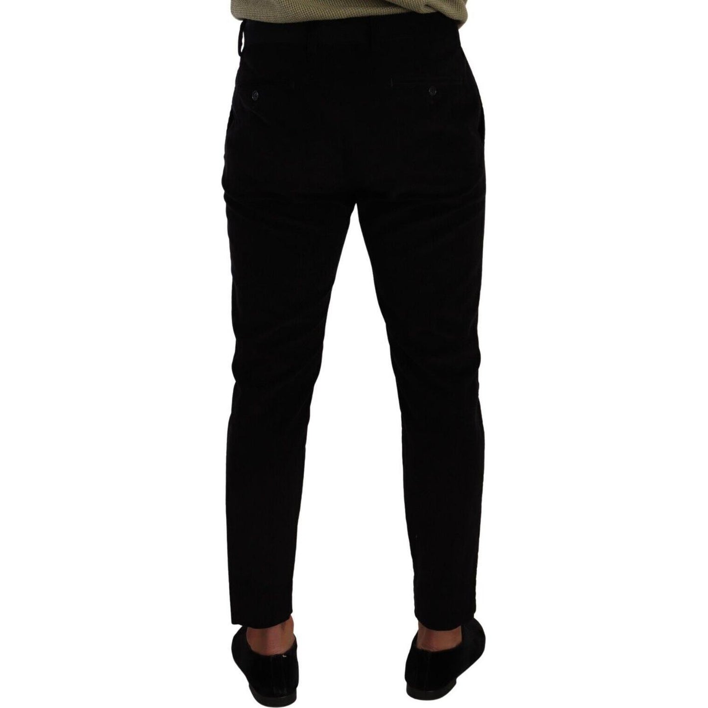 Dolce & Gabbana Elegant Slim Fit Corduroy Skinny Pants Dolce & Gabbana