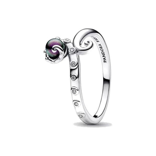 PANDORA JEWELS DISNEY COLLECTION Mod. THE LITTLE MERMAID URSULA - RING - Size 52 DESIGNER FASHION JEWELLERY PANDORA