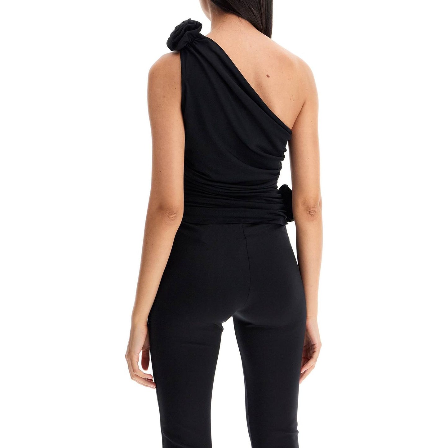 Magda Butrym one-shoulder jersey top Topwear Magda Butrym