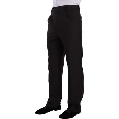 Domenico Tagliente Dark Gray Single Breasted Formal Suit