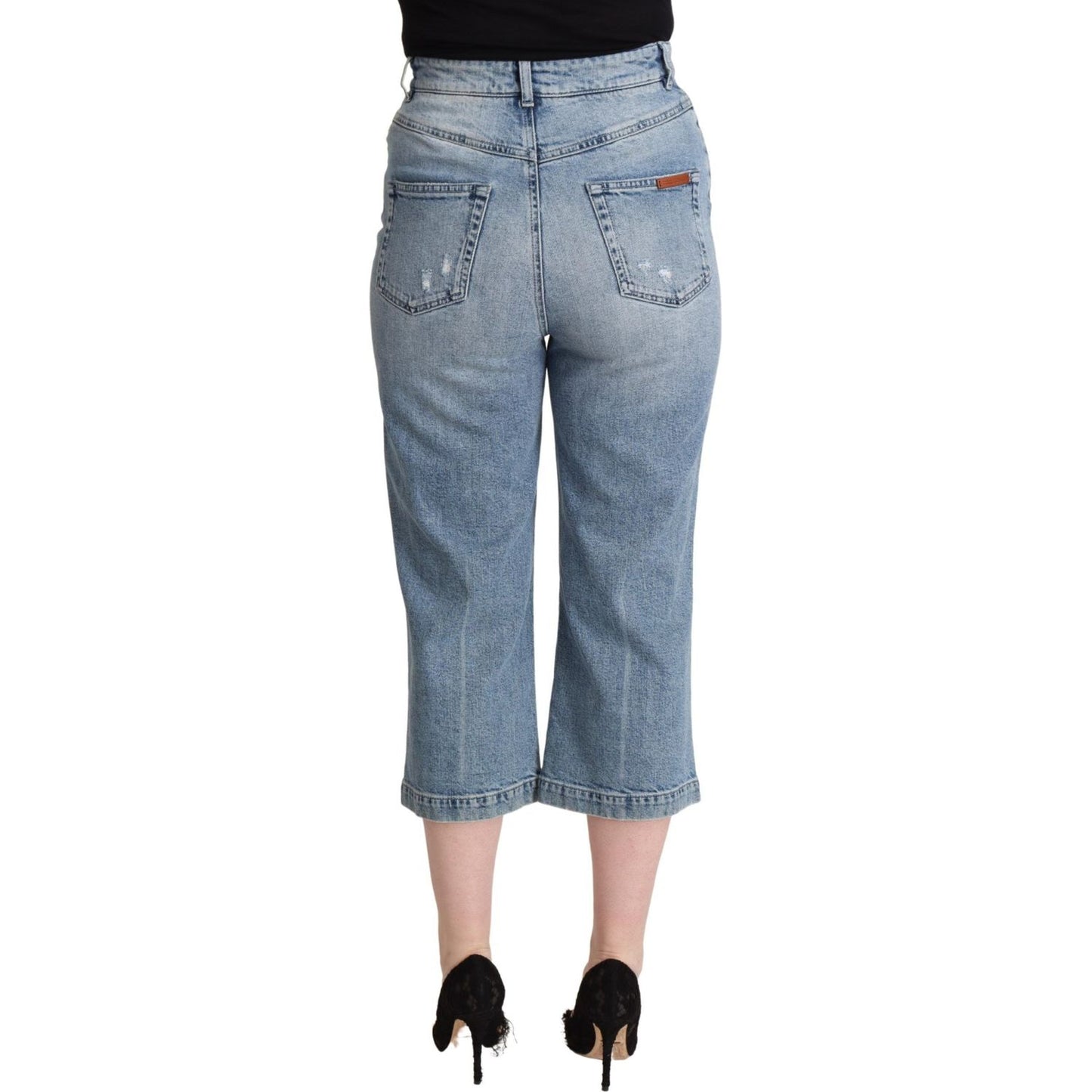 Dolce & Gabbana Chic Capri Cropped Denim Jeans Dolce & Gabbana