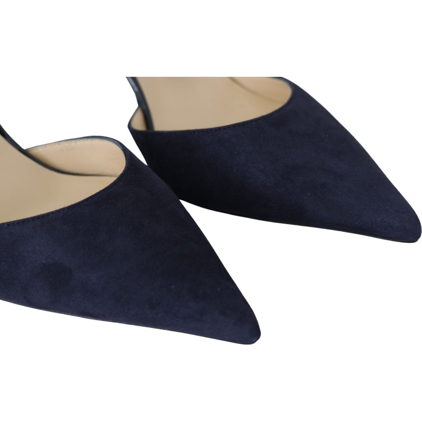 Jimmy Choo Elegant Navy Suede Pointed Toe Pumps Jimmy Choo