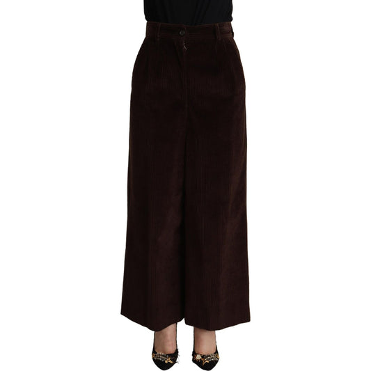 Dolce & Gabbana Elegant High-Waisted Wide Leg Pants Dolce & Gabbana