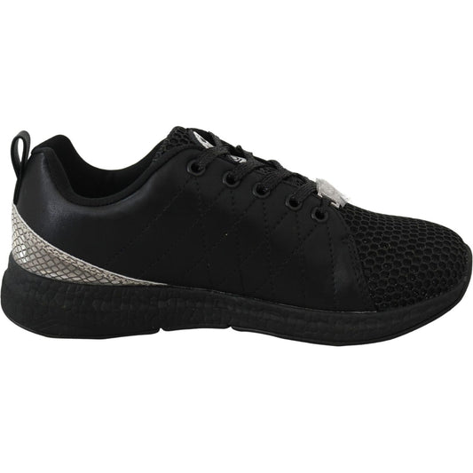 Plein Sport Exquisite Black Runner Gisella Sports Sneakers Plein Sport