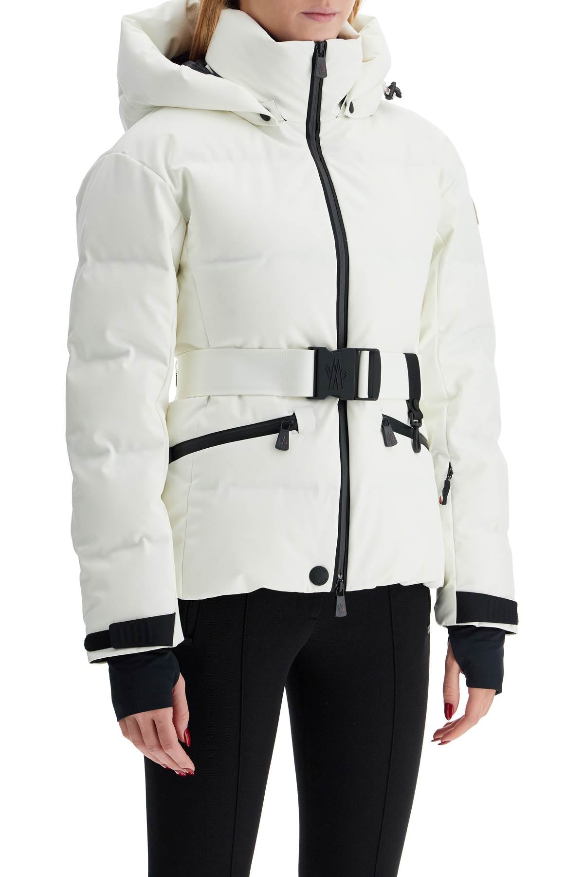 Moncler Grenoble tolima ski down jacket with belt