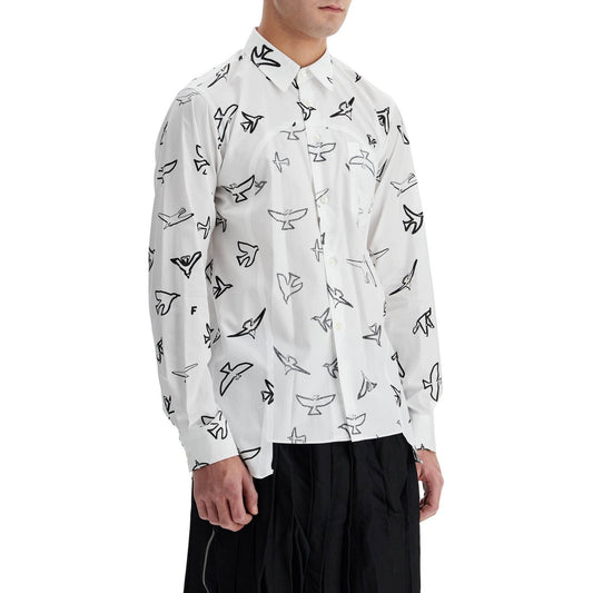 COMME DES GARCONS BLACK Collection shirt with inside-out insert Shirts COMME DES GARCONS BLACK