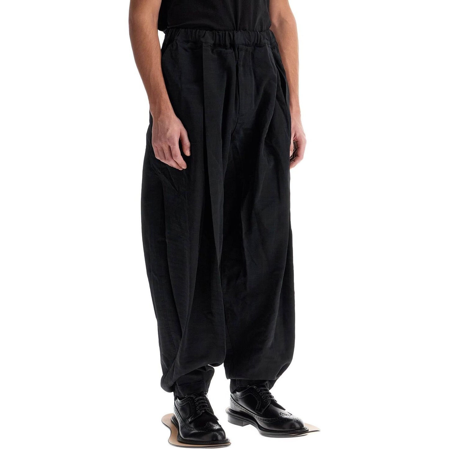 COMME DES GARCONS BLACK harem pants with pleats Trousers COMME DES GARCONS BLACK