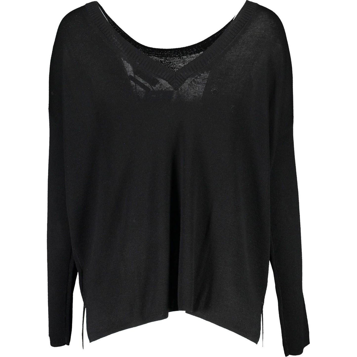 Gant Black Wool Women Sweater Gant