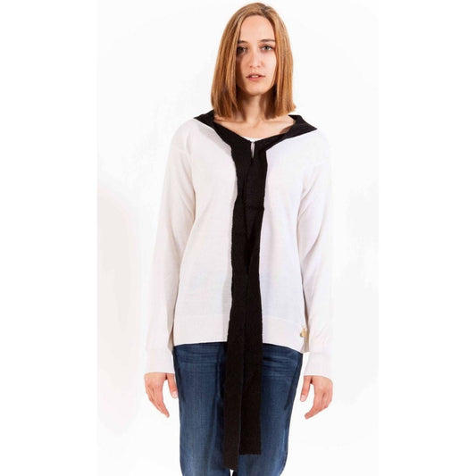 Love Moschino White Wool Women Sweater Love Moschino