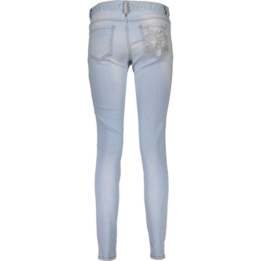 Just Cavalli Light Blue Cotton Women Jeans Just Cavalli