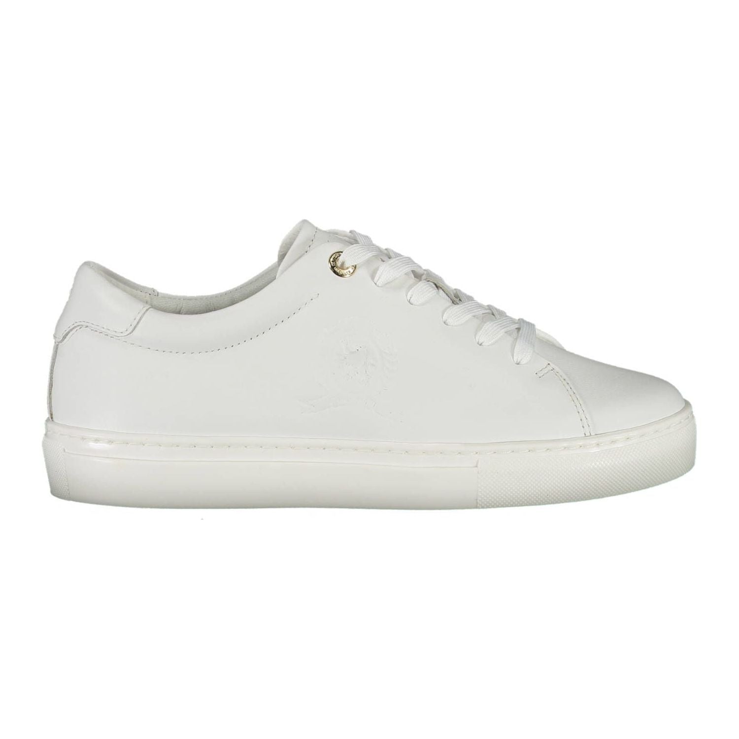 Tommy Hilfiger White Leather Women Sneaker