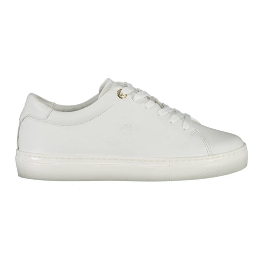 Tommy Hilfiger White Leather Women Sneaker Tommy Hilfiger