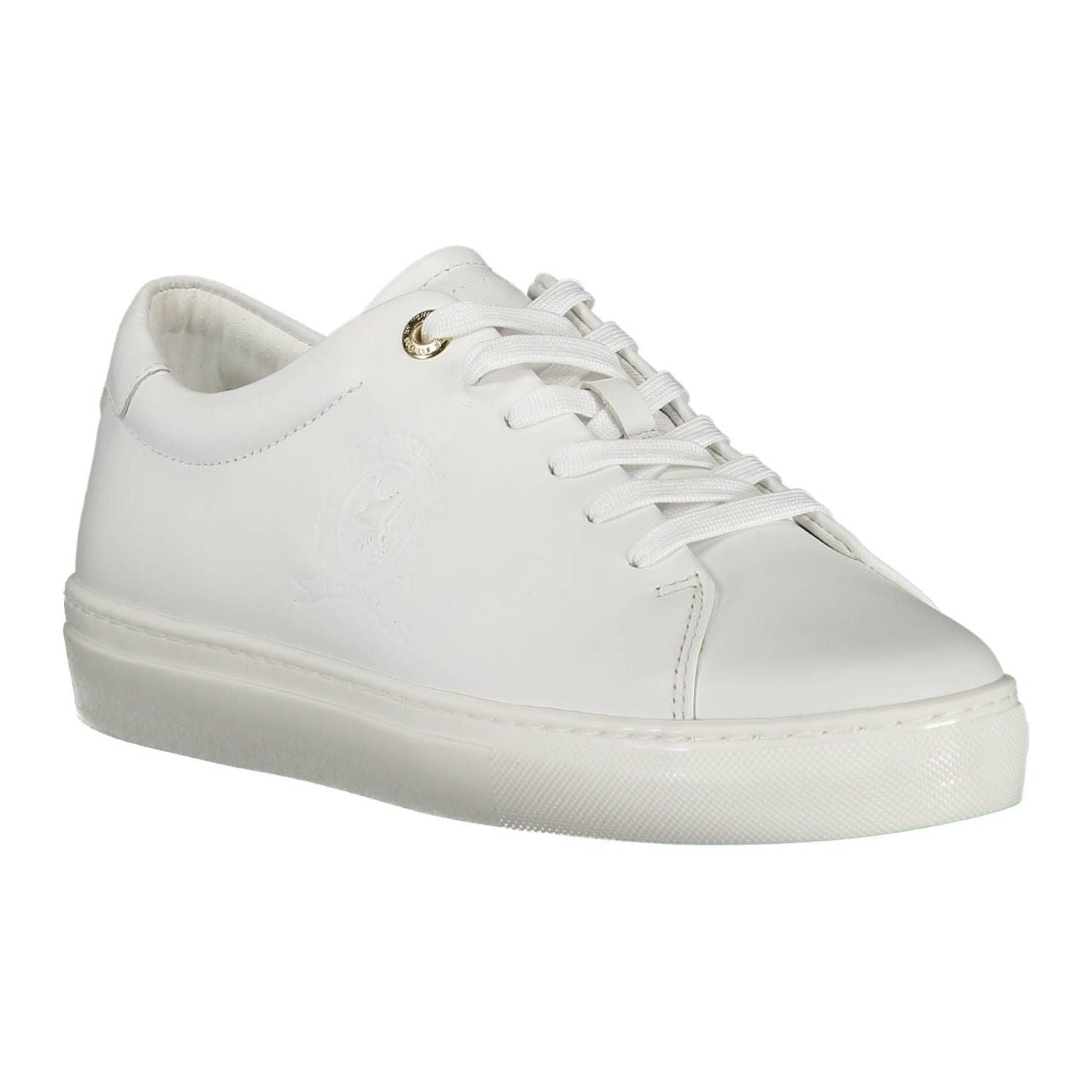 Tommy Hilfiger White Leather Women Sneaker