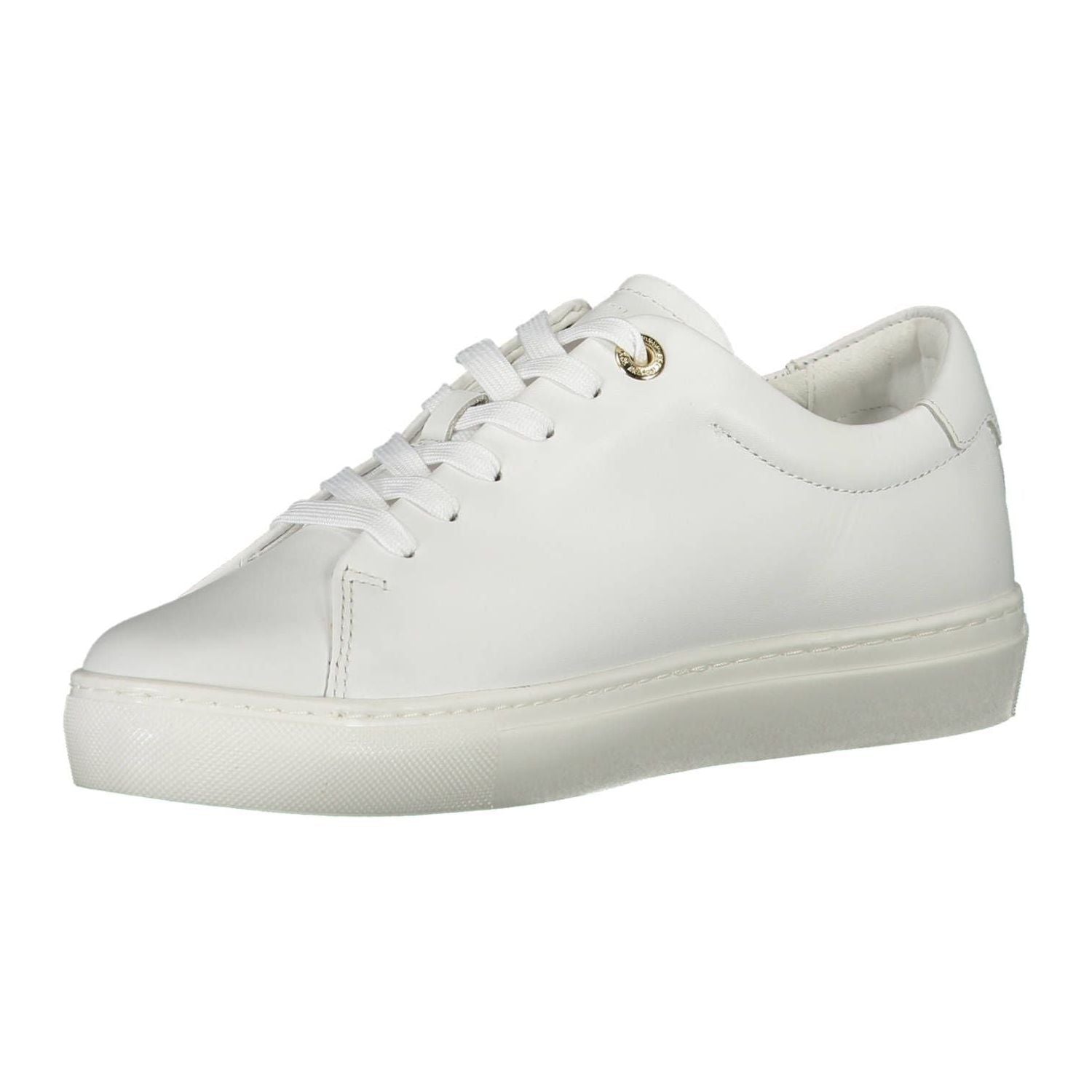 Tommy Hilfiger White Leather Women Sneaker