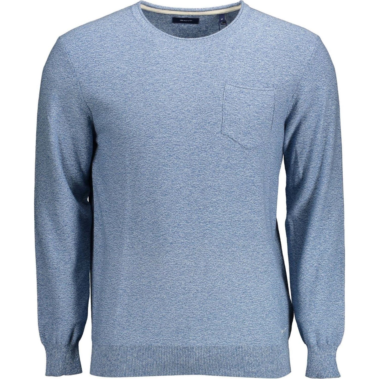 Gant Light Blue Cotton Men Sweater Gant