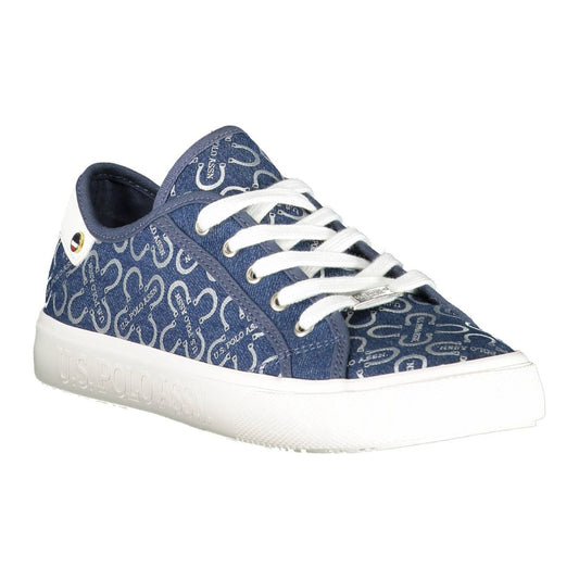 U.S. POLO ASSN. Blue Polyester Women Sneaker U.S. POLO ASSN.