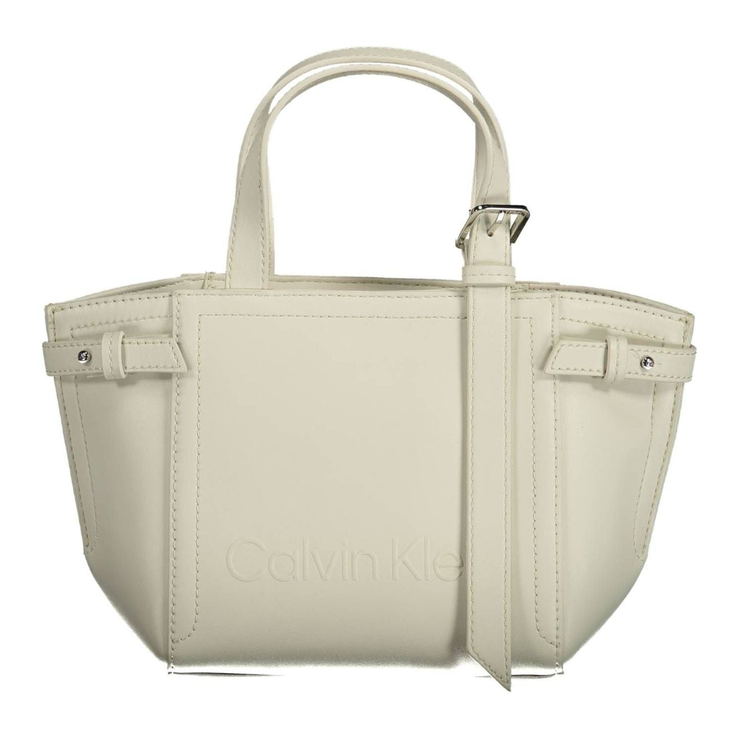 Calvin Klein White Polyester Women Handbag Calvin Klein