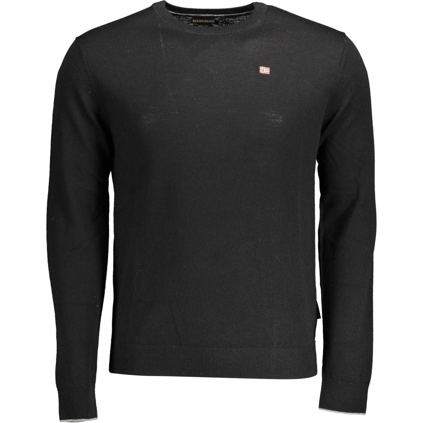 Napapijri Black Wool Men Sweater Napapijri