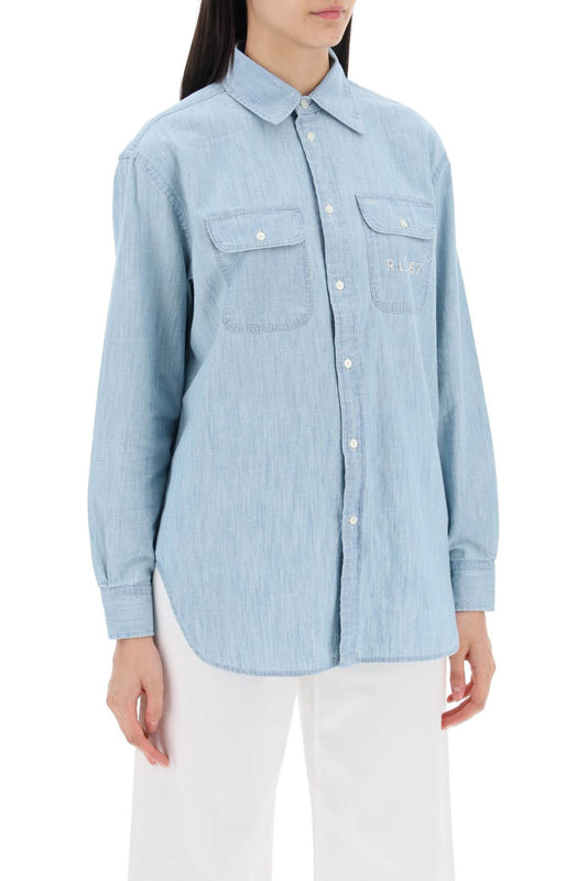 Polo Ralph Lauren embroidered chambray Topwear Polo Ralph Lauren