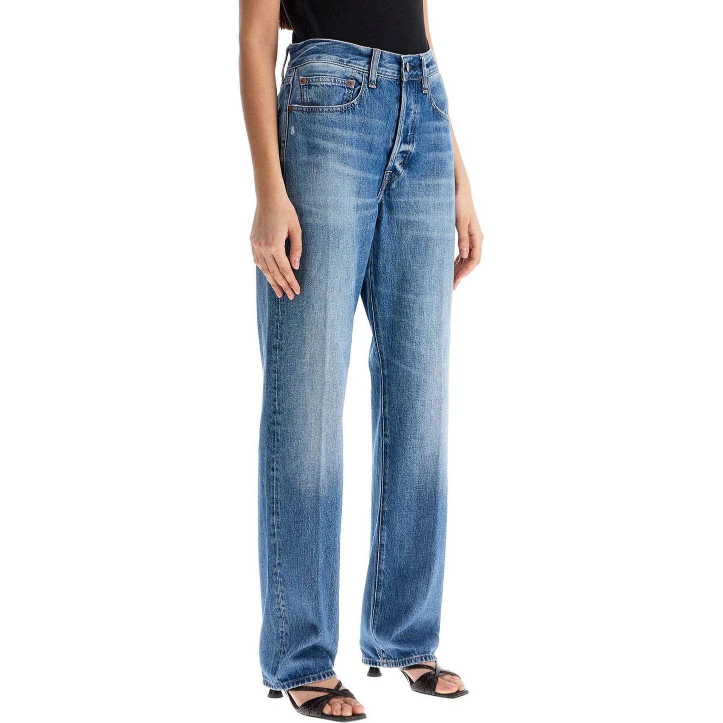 Polo Ralph Lauren light blue high-waisted straight women's jeans Jeans Polo Ralph Lauren