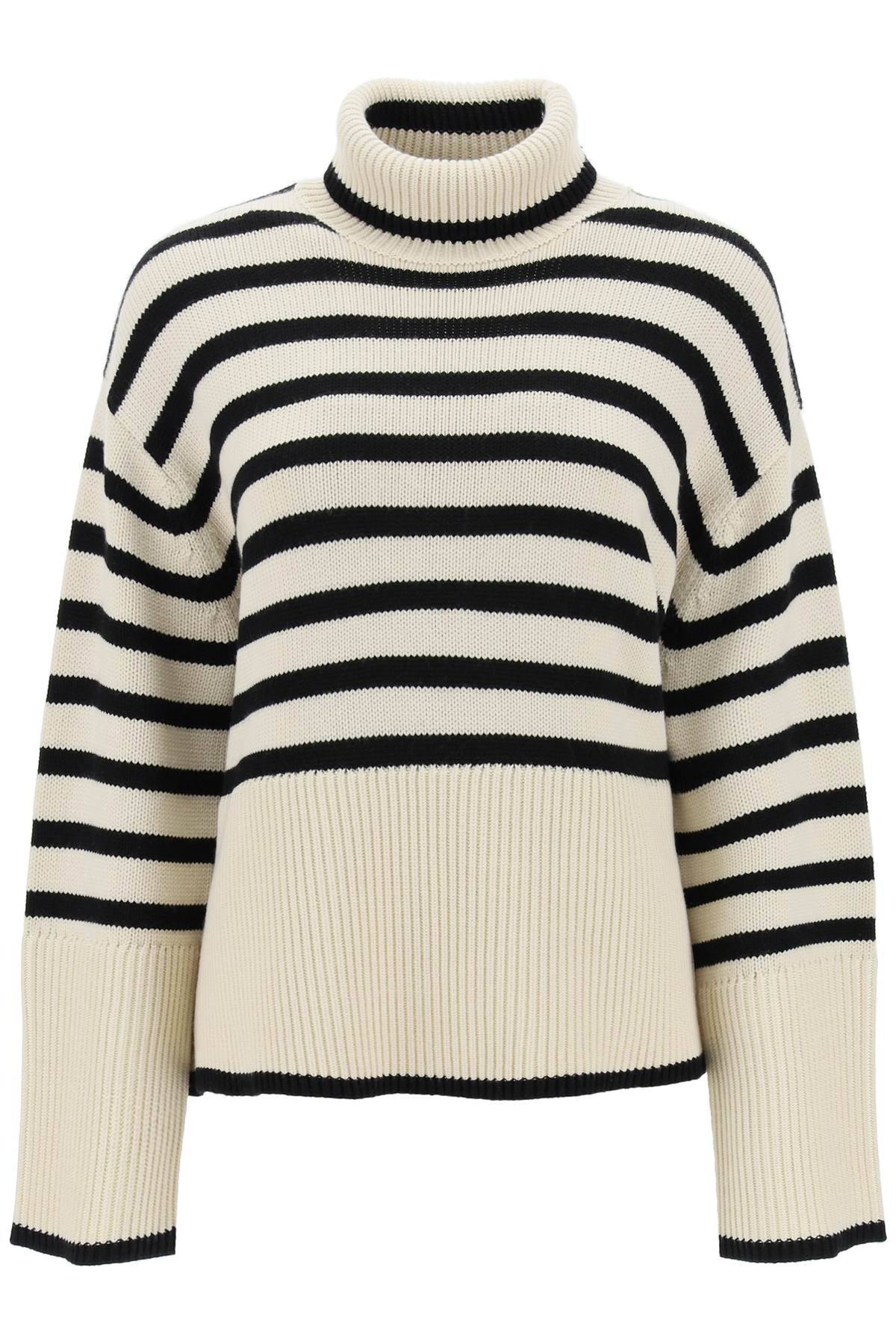 Toteme striped wool cotton turtleneck Knitwear Toteme