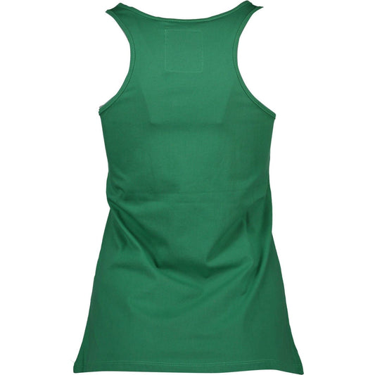 Silvian Heach Green Cotton Women Tank Top Silvian Heach