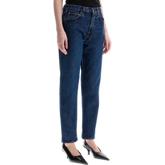 Toteme dark blue organic cotton jeans with twisted seams Jeans Toteme