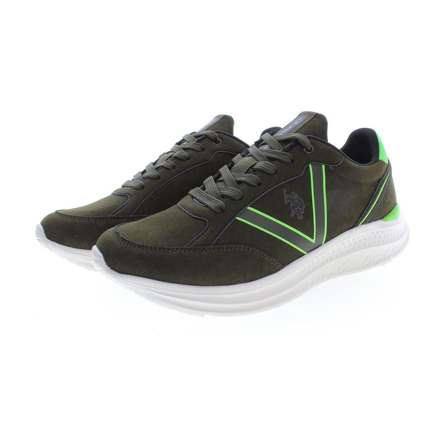 U.S. POLO ASSN. Green Polyester Men Sneaker U.S. POLO ASSN.