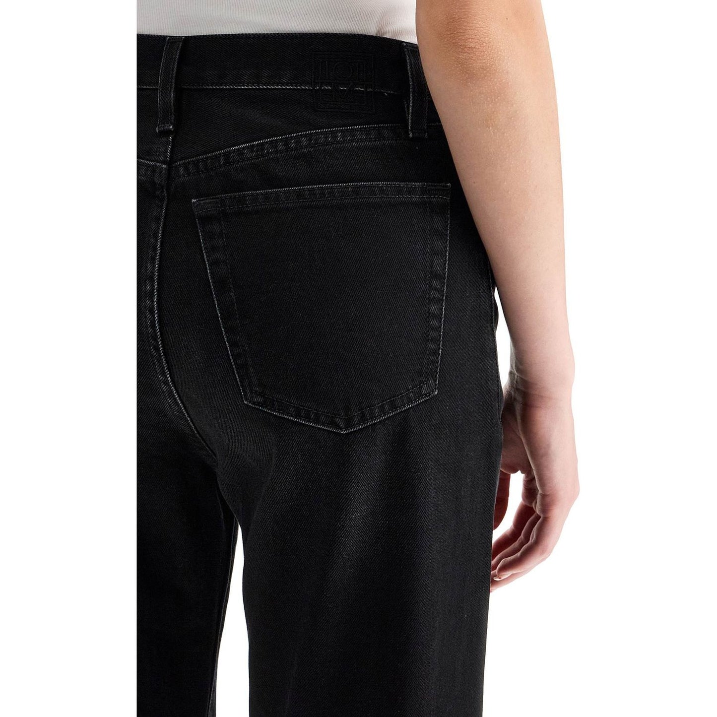 Toteme twisted seam straight jeans