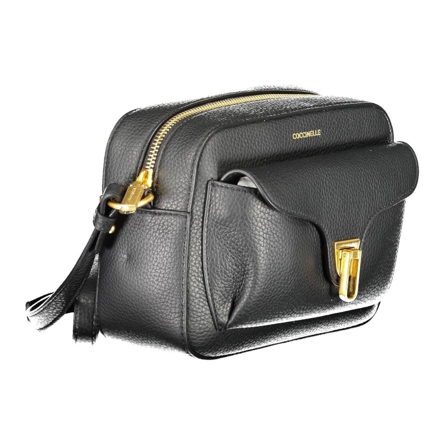 Coccinelle Black Leather Women Handbag Coccinelle