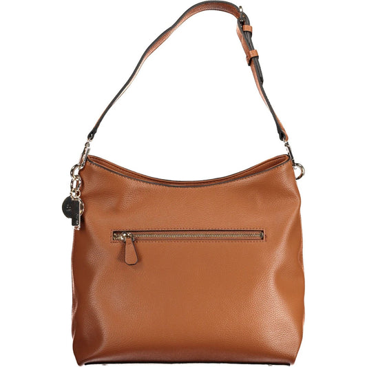 Guess Jeans Brown Polyethylene Women Handbag Guess Jeans