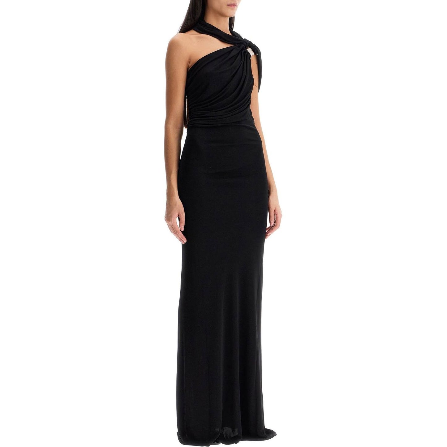 Christopher Esber asymmetric american neckline dress with asym