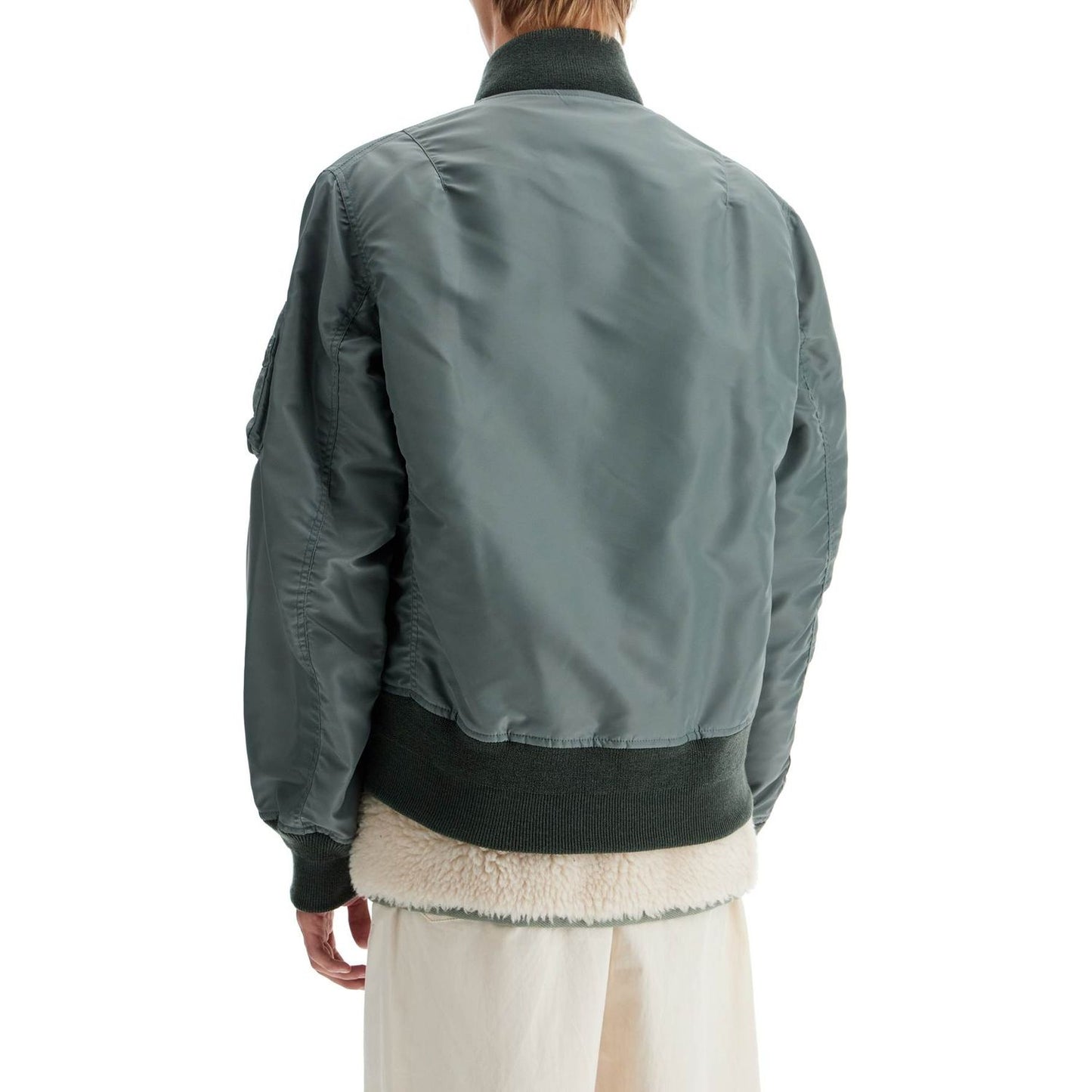 Sacai layered hybrid bomber jacket Jackets Sacai