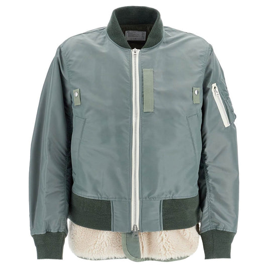 Sacai layered hybrid bomber jacket Jackets Sacai