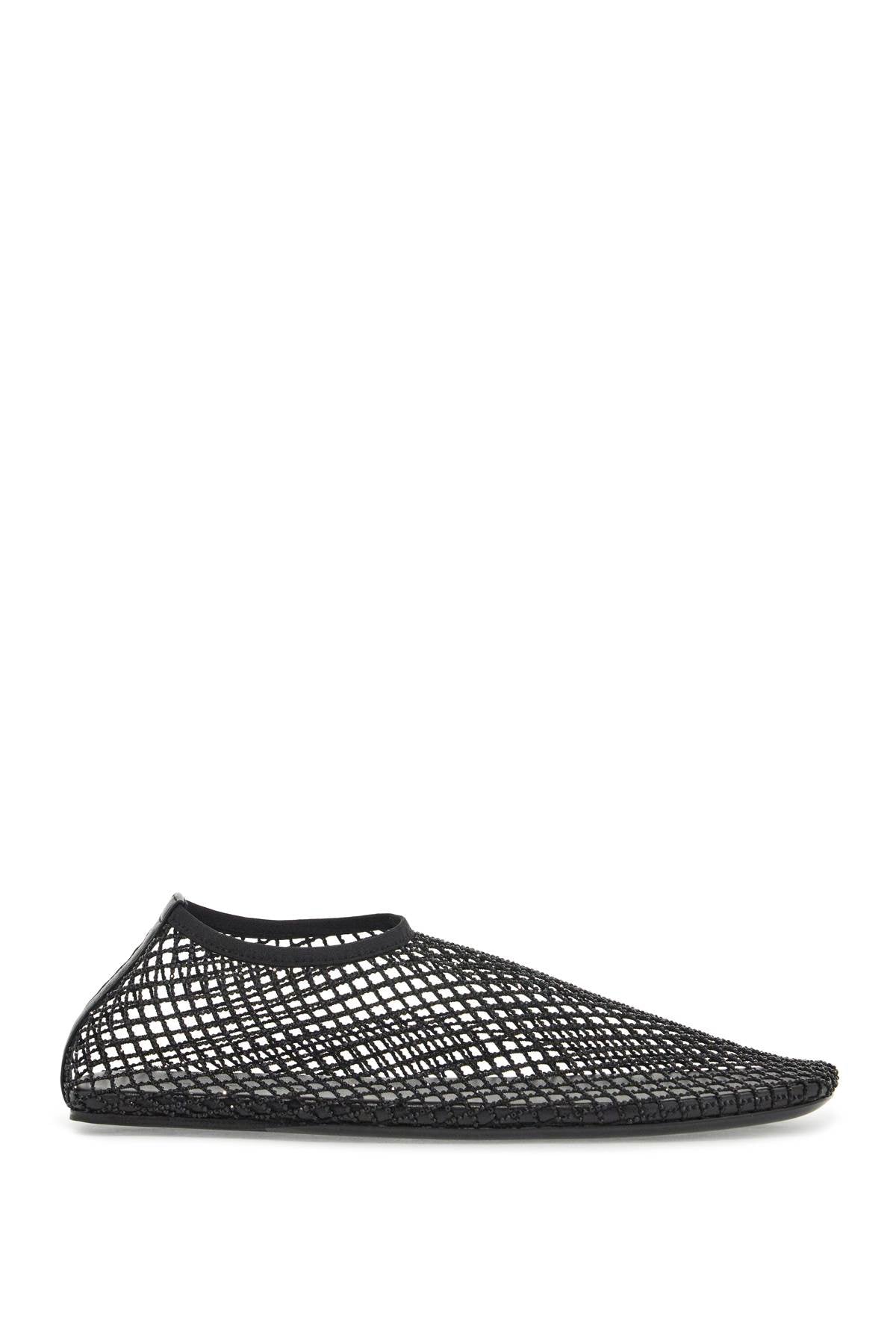 Christopher Esber mesh ballerina flats with micro crystals Flat Shoes Christopher Esber