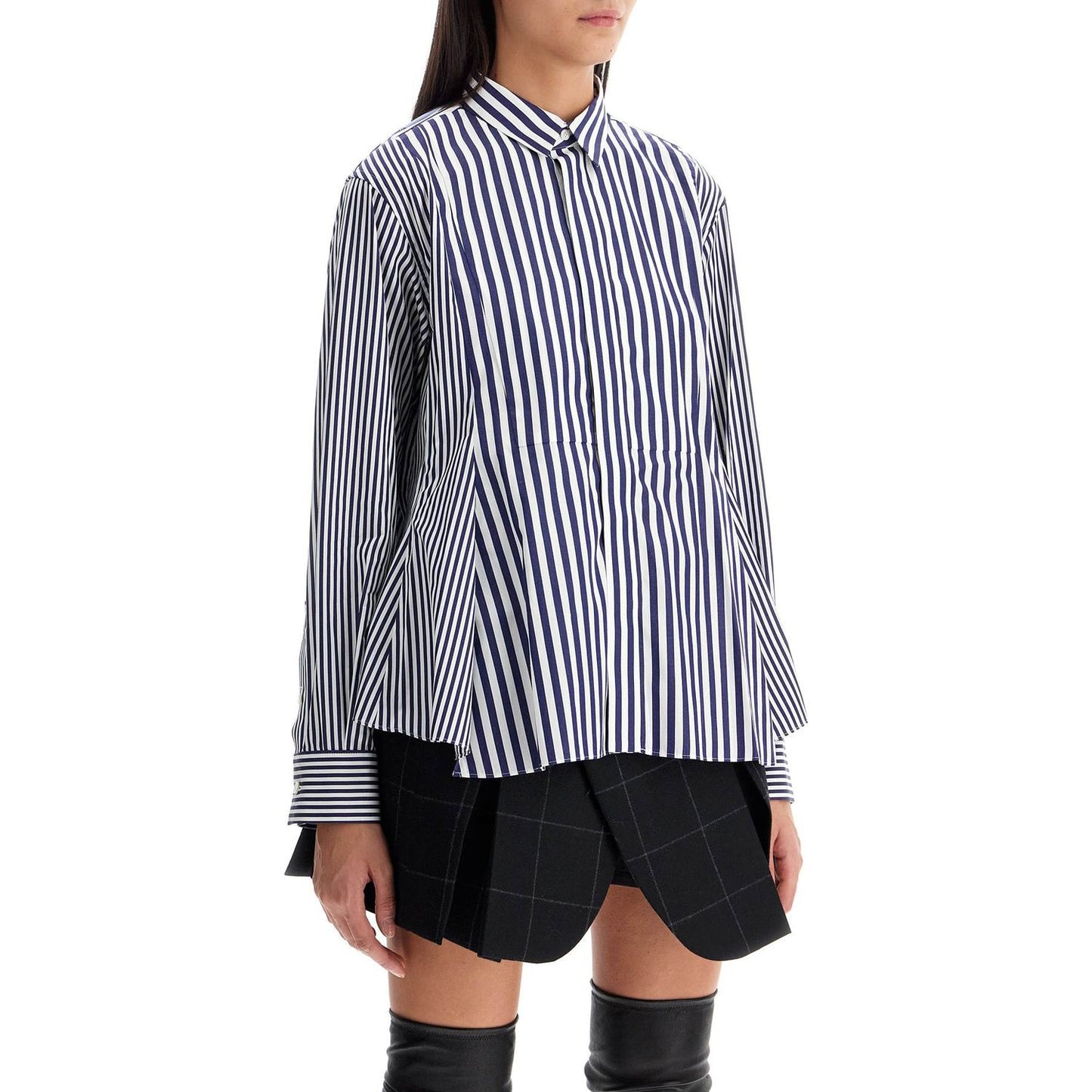 Sacai poplin sticked shirt Topwear Sacai