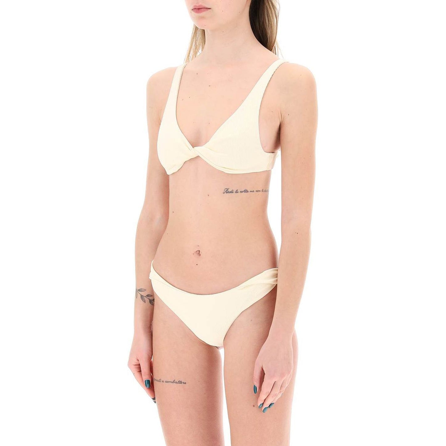 The Attico ribbed lycra bikini set with Beachwear & underwear The Attico