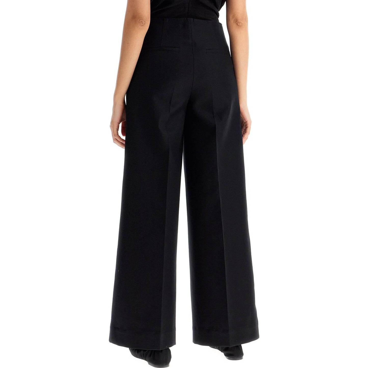 Toteme zip-front wide trousers Trousers Toteme